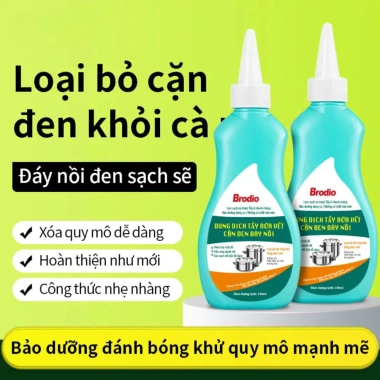 Gel tẩy đáy nồi BRODIO 150ml - Xóa vết dầu cứng đầu, đa năng, giảm còn 99.000đ 3 Gel tẩy đáy nồi BRODIO 150ml - Xóa vết dầu cứng đầu, đa năng, giảm còn 99.000đ 3
