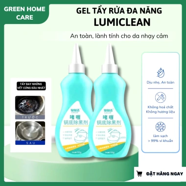 Gel Tẩy Rửa Đa Năng LumiClean - Làm sạch đáy nồi, nhọ nồi, vết bẩn cứng đầu, xoong sáng bóng - Giá 99.000đ