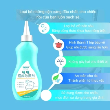 Gel Tẩy Rửa Đa Năng LumiClean - Làm sạch đáy nồi, nhọ nồi, vết bẩn cứng đầu, xoong sáng bóng - Giá 99.000đ