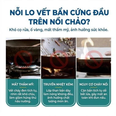 Gel tẩy rửa Siêu tẩy dầu mỡ, sạch vết cháy đen, không hại bề mặt, giá 31.000₫ 5
