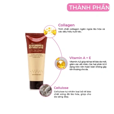 Gel tẩy tế bào chết 3W Clinic Collagen Crystal Peeling 180ml - Giá chỉ 115.000đ