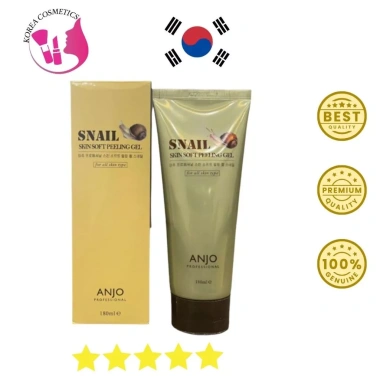 Gel tẩy tế bào chết ANJO Peeling Snail 180ml - Làm sạch da, giảm mụn, chỉ 104.500₫