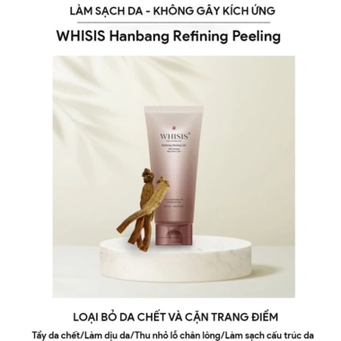 Gel tẩy tế bào chết da mặt Whisis - Trắng, mờ thâm, se khít lỗ chân lông - 90.000đ