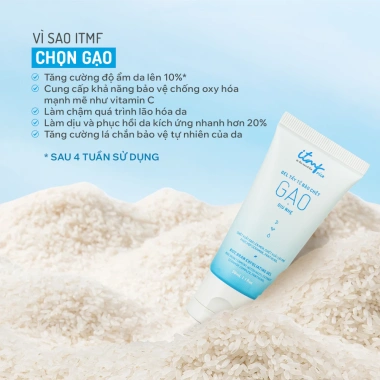 Gel Tẩy Tế Bào Chết Gạo ITMF 30mL - Hạt Silica Khoáng, Tẩy Mụn Đầu Đen, Se Khít Chân Lông, Giá Ưu Đãi 85.000 VND 3