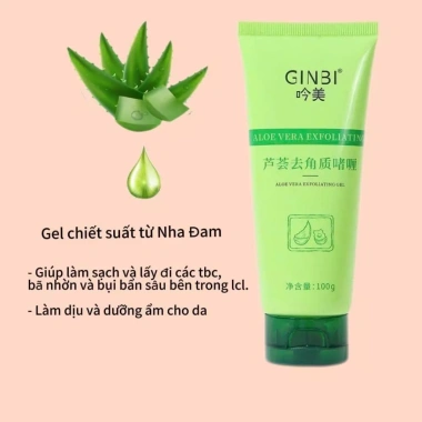 Gel Tẩy Tế Bào Chết Ginbi 100g Mặt & Body - Làm Sạch Da Dịu Nhẹ, Giá 70.000₫