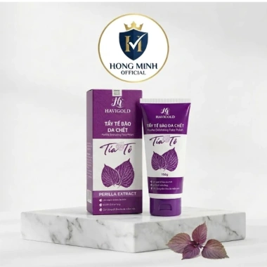 Gel tẩy tế bào chết Haivigold Tía Tô 220g - Se khít lỗ chân lông, giá 84.500₫ 2
