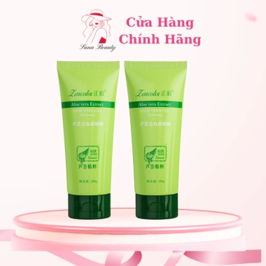 Gel tẩy tế bào chết Lencolor Aloe Vera 200g - Da sạch mịn, giá chỉ 185.000₫