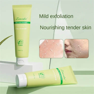 Gel tẩy tế bào chết Lencolor Aloe Vera – Làm sạch sâu, giảm mụn đầu đen, giá 61.600₫