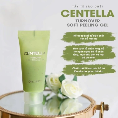 Gel Tẩy Tế Bào Chết Rau Má Dr.Pepti Centella Soft Peeling - 99k giảm giá