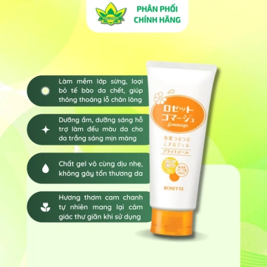 Gel Tẩy Tế Bào Chết Rosette Gommage Peeling 120g – Da Sáng Mịn, Giá 109.000 3