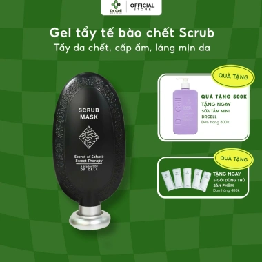 Gel Tẩy Tế Bào Chết Scrub Mask Dr Cell – Làm Sạch Sâu, Da Mịn Ngay Lần Đầu Gel Tẩy Tế Bào Chết Scrub Mask Dr Cell – Làm Sạch Sâu, Da Mịn Ngay Lần Đầu