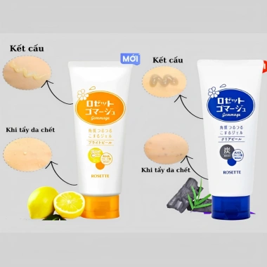 Gel Tẩy Tế Bào Da Chết Rosette Nhật Bản 120g - Giá 130k, Da Sáng Mịn, Dưỡng ẩm