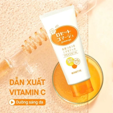 Gel Tẩy Tế Bào Da Chết Rosette Nhật Bản 120g - Giá 130k, Da Sáng Mịn, Dưỡng ẩm