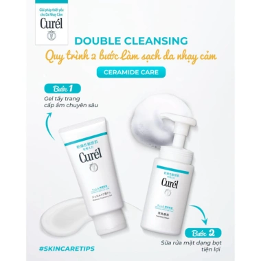 Gel Tẩy Trang Curel Intensive Moisture Care 130g - Dưỡng ẩm sâu, không khô, giá 321.000₫ 7 Gel Tẩy Trang Curel Intensive Moisture Care 130g - Dưỡng ẩm sâu, không khô, giá 321.000₫ 7