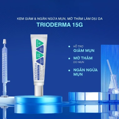 Gel Trioderma 15g - Giảm mụn, mờ thâm, dưỡng da sáng khỏe, chỉ 170.000 VND 2 Gel Trioderma 15g - Giảm mụn, mờ thâm, dưỡng da sáng khỏe, chỉ 170.000 VND 2