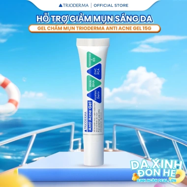 Gel Trioderma Anti Acne 15g - Giảm mụn, thâm nhanh, giá chỉ 154.000đ
