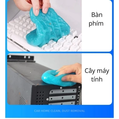 Gel vệ sinh bàn phím 70-200g, làm sạch bụi laptop, nội thất, ô tô Giá 7.000 VND 8