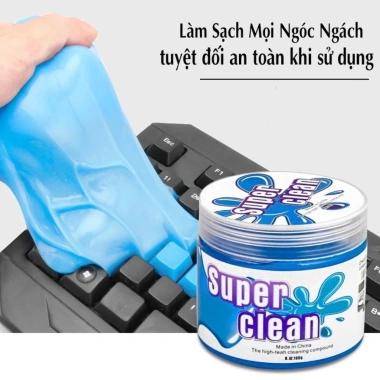 Gel vệ sinh bàn phím 70-200g, làm sạch bụi laptop, nội thất, ô tô Giá 7.000 VND 9