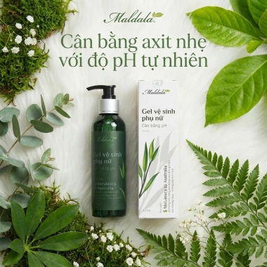 Gel vệ sinh phụ nữ Maldala 200ml cân bằng pH, dịu nhẹ, bảo vệ vùng kín - Giá chỉ 255.000₫
