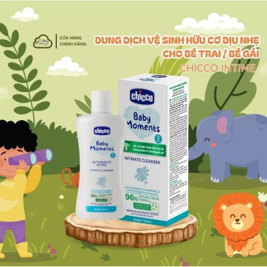 Gel vệ sinh vùng kín bé 0M+ Chicco chiết xuất hoa cúc, khử mùi kháng khuẩn - Giá ưu đãi 350.000₫ 2 Gel vệ sinh vùng kín bé 0M+ Chicco chiết xuất hoa cúc, khử mùi kháng khuẩn - Giá ưu đãi 350.000₫ 2