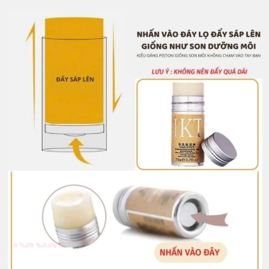 Gel Vuốt Tóc IKT Wax Stick 75g - Giữ Nếp, Tạo Kiểu Nam Nữ, Mềm Mại, Giá 34.000đ