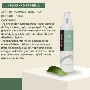 Gel Xả Khô Karseell Macca 500ml Tạo Kiểu Giữ Nếp Tóc Xoăn Hippie Sóng Lơi 7