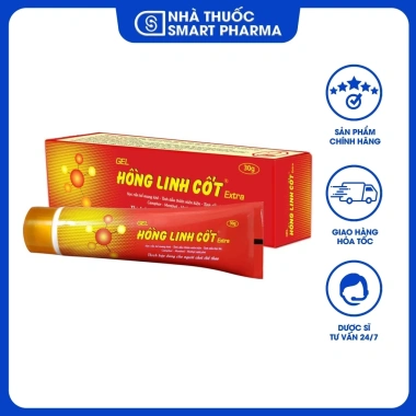 Gel xoa bóp Hồng Linh Cốt Extra 30g – Giảm đau, giảm sưng nhanh, giá ưu đãi 70.000 VND