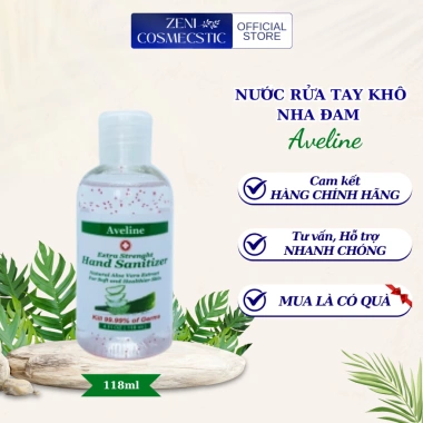 Gel/Nước Rửa Tay Khô 118ml Aveline Chọn Mùi - Khô Nhanh, Diệt Khuẩn, Giá 30.000 VND 10