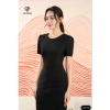 GEMMI Đầm xếp ly cổ tròn midi công sở ôm body tay ngắn DK8.732 - 333.000₫ (giá gốc 409.590₫) 2