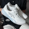GEMSNEAKER Giày Thể Thao Pickleball Nam Nữ Asics Gel 10 Trắng - Sneaker Cổ Thấp Giá 1.5 Triệu