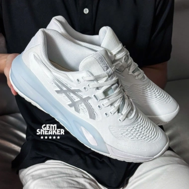 GEMSNEAKER Giày Thể Thao Pickleball Nam Nữ Asics Gel 10 Trắng - Sneaker Cổ Thấp Giá 1.5 Triệu