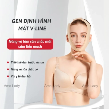 Gen Định Hình Mặt V-line Cao Cấp Ama Lady - Nâng Cơ Mặt, Giá Ưu Đãi 141.120₫