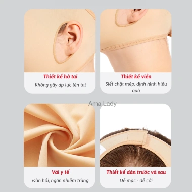 Gen Định Hình Mặt V-line Cao Cấp Ama Lady - Nâng Cơ Mặt, Giá Ưu Đãi 141.120₫