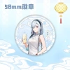 Genshin Ganyu Shenhe Hình Chìa Khóa Huy Hiệu - Mô Hình Acrylic Dây Chuyền 9