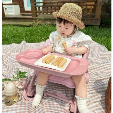 Ghế ăn dặm 3 trong 1 Feed Me gấp gọn - 4 chế độ cao, chân chống trượt, an toàn cho bé