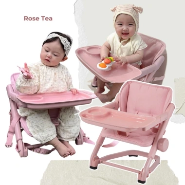Ghế ăn dặm 3 trong 1 Feed Me gấp gọn - 4 chế độ cao, chân chống trượt, an toàn cho bé
