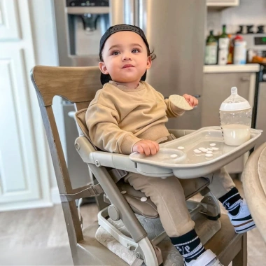 Ghế ăn dặm 3 trong 1 Feed Me gấp gọn - 4 chế độ cao, chân chống trượt, an toàn cho bé