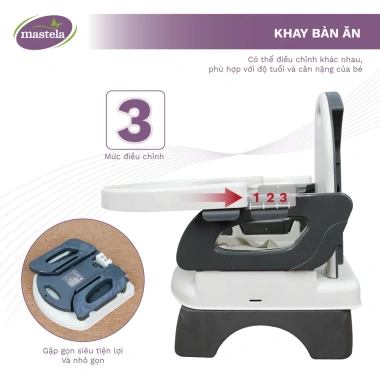 Ghế ăn dặm gấp gọn Mastela 7.330 – Tiện lợi du lịch, giá 639.000₫, chính hãng 4