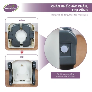 Ghế ăn dặm gấp gọn Mastela 7.330 – Tiện lợi du lịch, giá 639.000₫, chính hãng 5