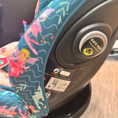 Ghế an toàn ô tô trẻ em POPMAX HOORAY xoay 360 iSOFIX 0-12 tuổi mẫu cô 2,9 triệu 2