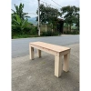 Ghế băng dài gỗ tự nhiên chân vuông 90x30 cm cao 35 cm - Giá 500.000₫, giảm mạnh 7
