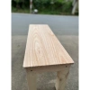 Ghế băng dài gỗ tự nhiên chân vuông 90x30 cm cao 35 cm - Giá 500.000₫, giảm mạnh 9