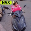 Ghế bé ngồi xe máy NVX - Ga xếp sắt sơn tĩnh điện, gấp gọn, an toàn, 199.240 VND 2
