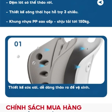 Ghế bệt tựa lưng Fomodi công thái học Ngồi bệt, chống gù lưng, giá 439.000đ 5