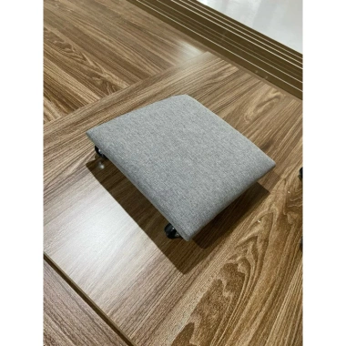 Ghế bệt xoay làm nail bánh xe bọc da nỉ 30x30x10cm – Giá ưu đãi 115k