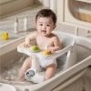 Ghế bồn tắm trẻ sơ sinh DASBSUG – Tựa lưng hỗ trợ, cốc hút, hiển thị nhiệt độ cho bé 5
