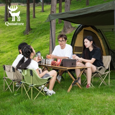 Ghế cắm trại Qunature gấp gọn mặt trăng, chịu 60‑120kg, chống mài mòn, di động - Giá chỉ 498.718₫ 2 Ghế cắm trại Qunature gấp gọn mặt trăng, chịu 60‑120kg, chống mài mòn, di động - Giá chỉ 498.718₫ 2