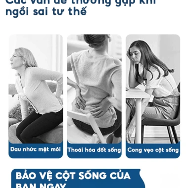 Ghế chỉnh dáng Fomodi công thái học chống gù lưng, thoát vị cho trẻ em & người lớn - 428.999₫ 6