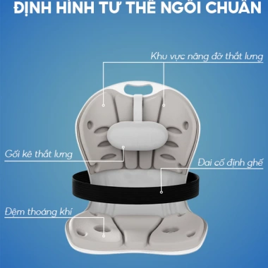 Ghế chỉnh dáng Fomodi công thái học chống gù lưng, thoát vị cho trẻ em & người lớn - 428.999₫ 8