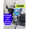 Ghế cho bé ngồi xe LEAD Ghế ga xếp sắt sơn tĩnh điện xám gấp gọn, giá 193.380₫ 2
